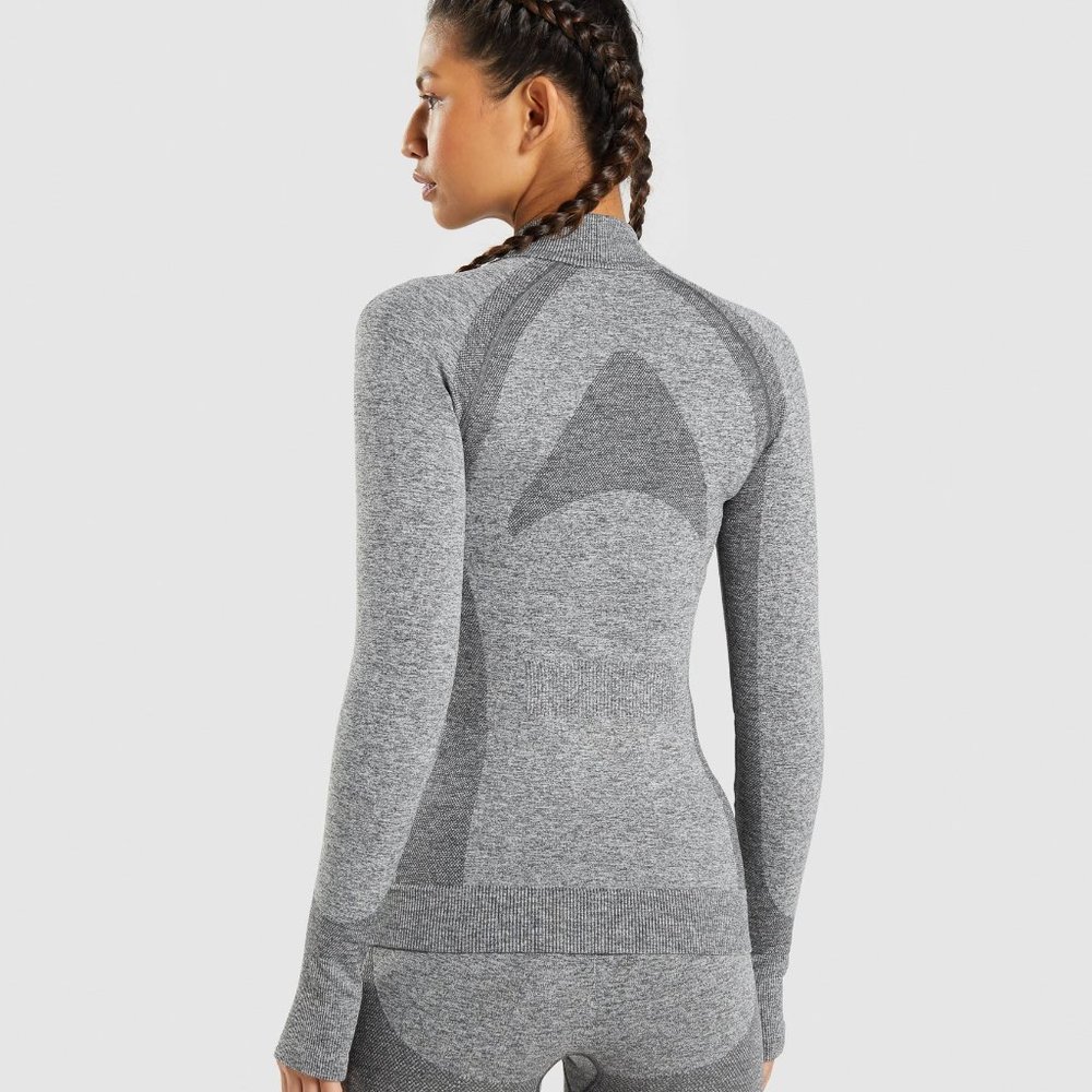 Gymshark Grey Flex Zip Through Jacket Size S New … - image 2